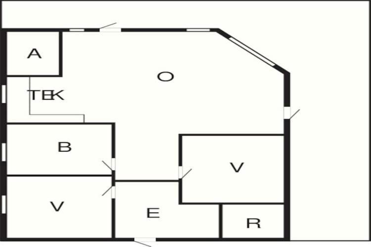 6 Person Holiday Home In Knebel Orby Екстер'єр фото